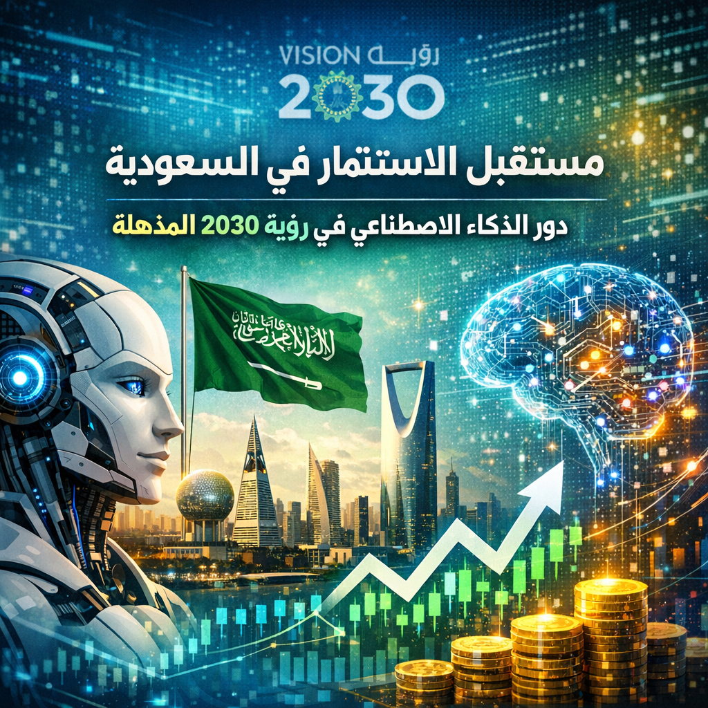 مستقبل الاستثمار في السعودية: دور الذكاء الاصطناعي في رؤية 2030 المذهلة